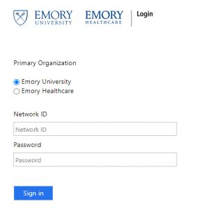 Emory Healthcare. Network ID. Password. Sign in. This system is intended for authorized users only, and unauthorized use is strictly prohibited. By proceeding, you are acknowledging your agreement to these terms and conditions. Password Maintenance Office 365 Help. University Service Desk — 404-727-7777 .... 