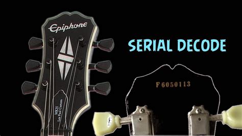 To find the serial number of your guitar, look for it on the headstock. For Semi-Hollow models, it can be found on the label inside the top f-hole, while for acoustic guitars, it can be found on the label inside the sound hole. The serial number usually contains a combination of digits and one or two letters.. 