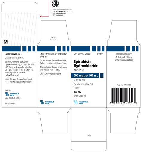 Epirubicin: Package Insert - Drugs.com