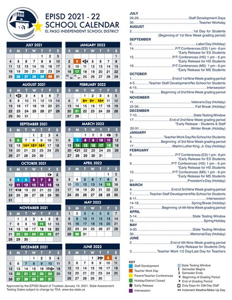 Episd Calendar 2022 To 2023