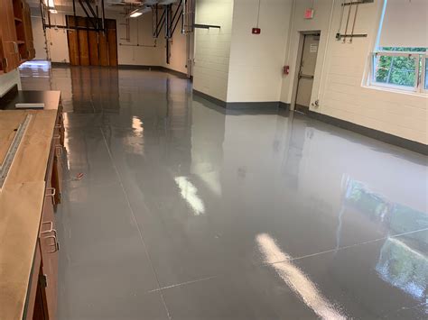 Epoxy floor coating. E2U UV Top Coat has a dye indicator to provide visible evidence that the floor coating is properly cured, and to visibly demonstrate differences in coating thickness. The ideal applications are hospitals, restaurants, kennels, veterinary facilities, and retails that cannot afford downtime. This is a game changer in coating industry!" 
