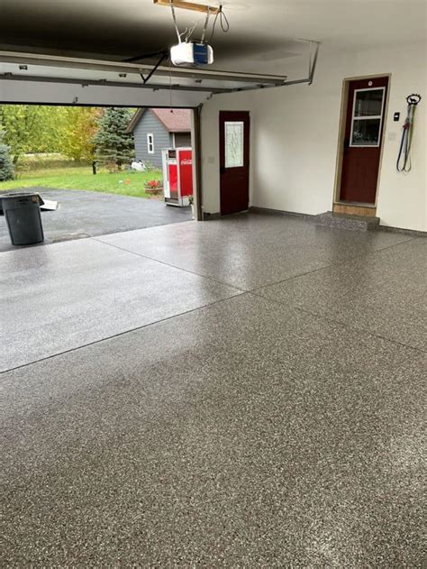 Epoxy garage floor near me. One common use of epoxy paint is to finish concrete floors. Applying it in a garage makes cleaning oil drips from a vehicle easier. Epoxy paints come in a wide variety of colors an... 