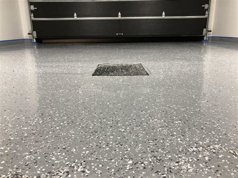 Epoxy garage floor paint. We need to more to get to the bottom of this. Rust-Oleum Seal-Krete Epoxy-Seal Concrete & Garage Floor Coating has excellent adhesion with applied to properly prepped and etched bare concrete. Give us a call at 888-683-5667 so we can hear more about your application and try to make things right. - Rust-Oleum Product Support 6 