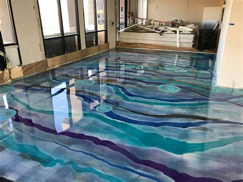 Epoxy resin floor. Epoxy Resin Floor Screeds ... chemically resistant and can withstand very heavy impacts. Laid from 6-9mm it has high compressive and flexural strength. At 9mm it ... 