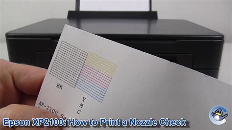 Epson Expression Home XP2100 How to Print a Nozzle Check Test Page
