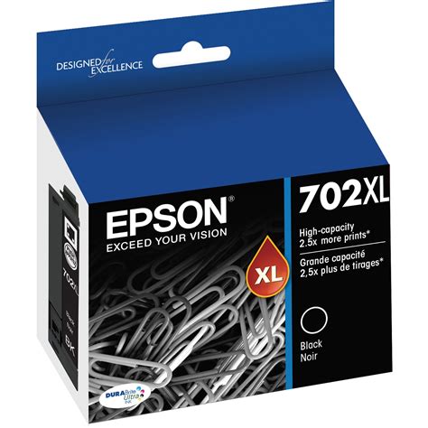 Epson T702 DURABrite Ultra Genuine Ink High Capacity Black …