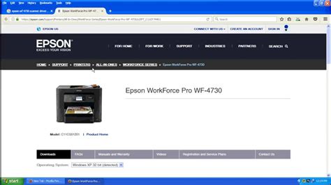 Epson WF 4730 Printer, Scanner Driver Setup - YouTube