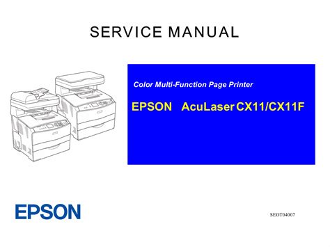 Epson aculaser cx 11n aculaser cx 11nf service repair manual. - Toyota tacoma manual door lock overview assembly.