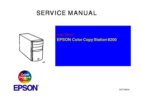 Epson color copy station 8200 service repair manual. - Manuale di servizio trattore new holland fiat.
