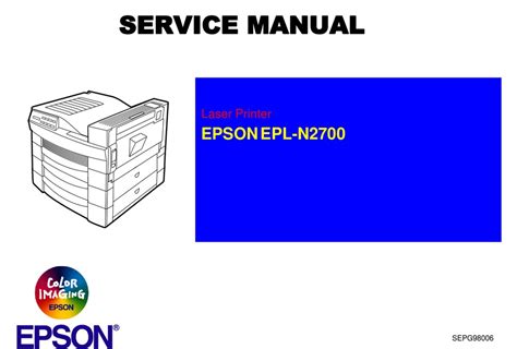 Epson epl n2700 manuale di riparazione per stampante laser. - Omc king cobra service repair manual.