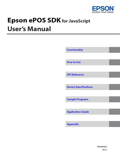 Epson javascript sdk for epos. 0d) enables developers to create web applications for EPSON...