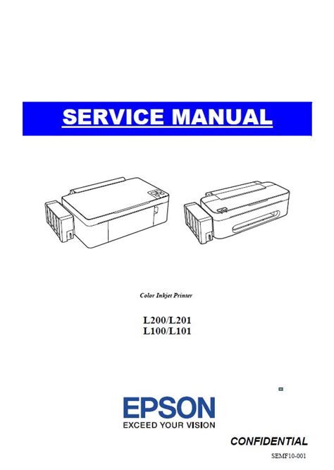 Epson l200 l201 l100 l101 color inkjet printer service repair manual. - Manual de reparación del taller de triunfo bonneville 790cc.