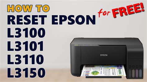 Epson l3150 ink pad reset without password.  Most common problem which ...