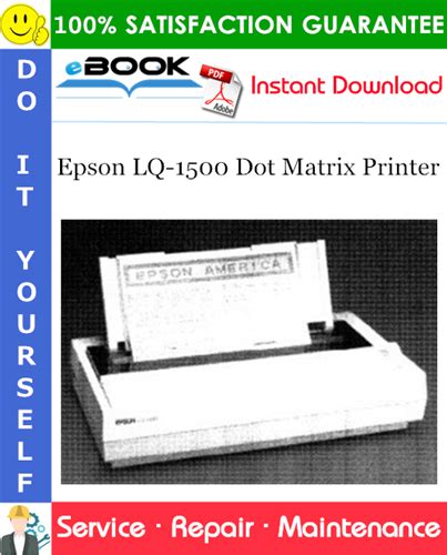 Epson lq 1500 dot matrix printer service repair manual. - Coastal engineering manual part iii coastal sediment processes em 1110 2 1100.