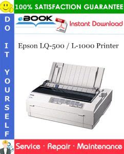Epson lq 500 l 1000 printer service repair manual. - Zaz vida 2002 2011 workshop service repair manual.