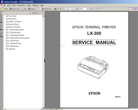 Epson lx 300 manual de servicio. - Mitel sx 200 el ml manuel.