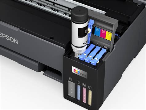 Epson photo printer.  This printer has high-yield ink bottles, ensuring ...