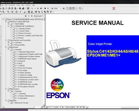 Epson stylus c41 c42 c43 c44 c45 c46 c48 series service manual repair guide. - Descargar manual visual studio 2010 espaol gratis.
