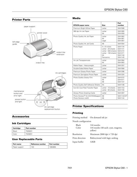 Epson stylus c60 manuale della stampante. - Manuale di istruzioni cronografo tag heuer formula 1.