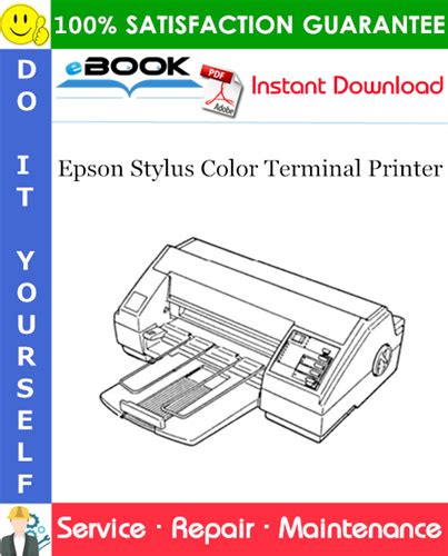 Epson stylus color terminal manual de reparación de servicio de impresora. - Epson stylus pro 4400 4800 service manual parts catalog.