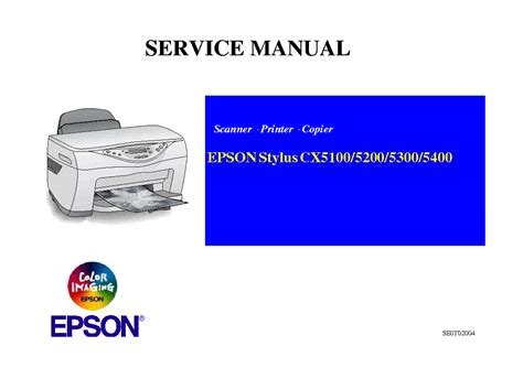 Epson stylus cx5100 cx5200 cx5300 cx5400 all in one scanner printer copier service repair manual. - Millers goddens neuer führer für englisches porzellan.