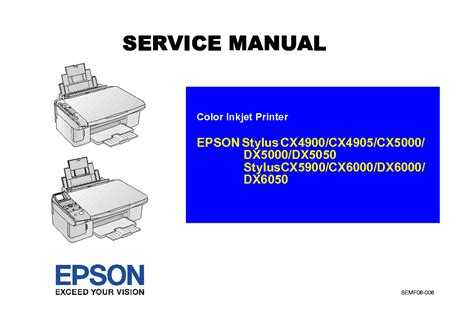 Epson stylus cx6000 dx5000 dx5050 dx6000 service manual. - Anatomy of exercise a trainer s inside guide to your workout.