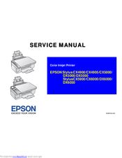 Epson stylus dx5000 dx5050 dx6000 dx6050 service manual repair guide. - Delco remy cs 130 alternator service manual.