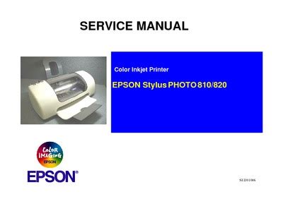 Epson stylus photo 810 manual download. - Tektronix 1240 1241 logikanalysator service handbuch.