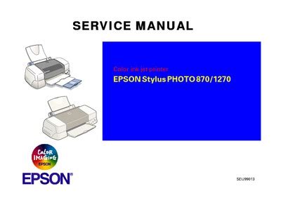 Epson stylus photo 870 1270 printer service manual rev b. - Discussies rond kerkelijke presentie in een oude stadswijk.