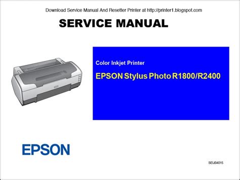 Epson stylus photo r1800 instruction manual. - Ricoh aficio mp 2851 service handbuch.