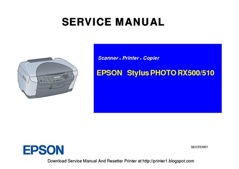 Epson stylus photo rx500 manual de reparación. - 2002 2005 hyundai getz service repair workshop manual 2002 2003 2004 2005.