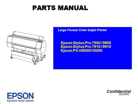 Epson stylus pro 7900 7910 9900 9910 workshop repair manual. - Dodge ram pickup 2005 2006 repair service manual.