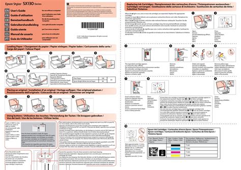 Epson stylus sx 130 user guide. - 2003 toyota echo radio cd manual.