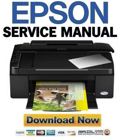 Epson stylus sx100 sx105 sx110 sx115 service manual repair guide. - Yamaha marine 9 9 c 15c manuale di servizio di riparazione.