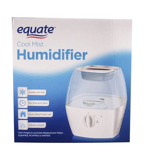 Equate humidifier. Equate Invisible Cool Mist Humidifier Model EQ 2119-UL White no filter. $9.99. $14.55 shipping. or Best Offer. 