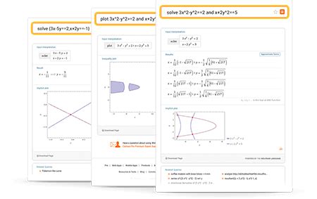 Equation Solver WolframAlpha
