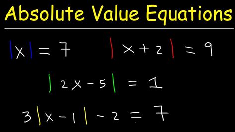 Absolute values are used for determining the magnitude of a number, so they are often used for distance measurements. They are also sometimes used for financial transactions. Absol.... Equation solver with absolute value