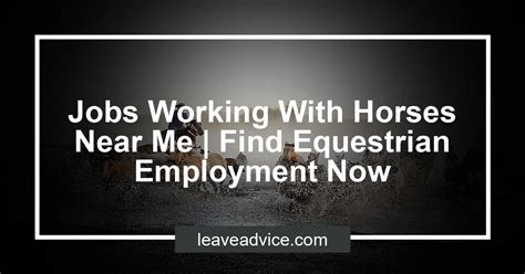 Equestrian Jobs, Employment in Altor, PA Indeed.com