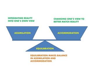 Equilibration Assimilation; cognitive conflict;