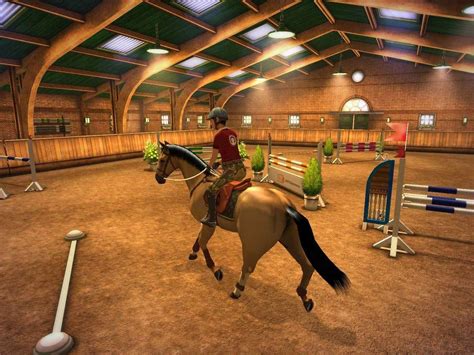 The new horse game Equestrian features horse riding, breeding and competing.. 