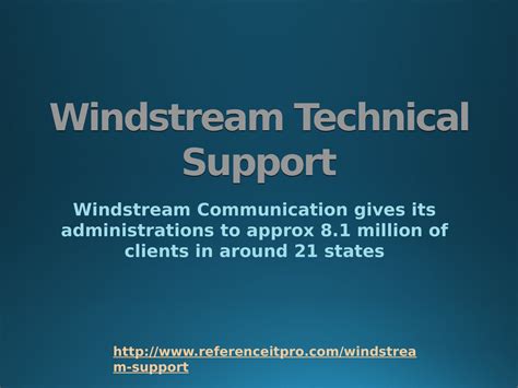 Equipment Policy Support Windstream