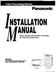 Equipment User Manual Panasonic Recording