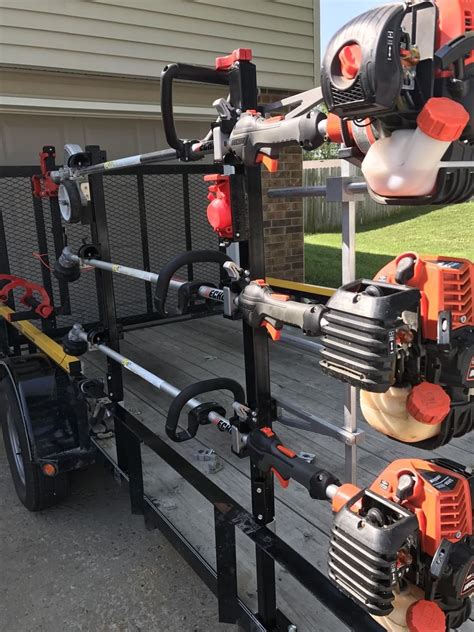 Equipment defender. Equipment Defender is a new line of locking trailer racks designed to organize, stop theft and stop damage to equipment. The line trimmer, edger, backpack blower, backpack sprayer, gas can, line spool … 