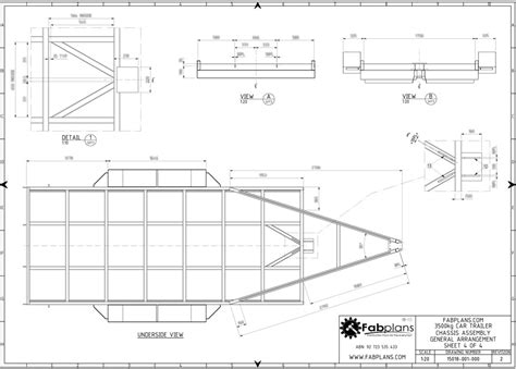 Equipment trailer plans.  engineered Trailer blueprints Our plans make build...