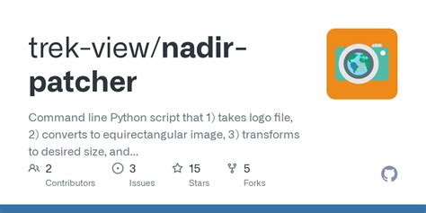 Equirectangular github.  Command line Python script that 1) takes logo fi...