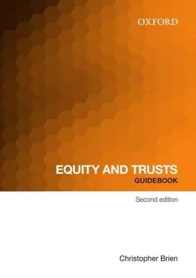 Equity and trusts guidebook by chris brien. - Learning mental endurance with the us marines elite forces survival guides.