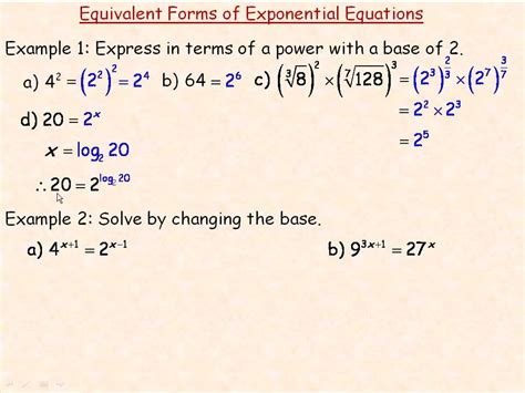 Equivalent Forms of Expressions 1 YouTube