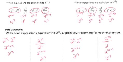 Equivalent exponents calculator.  Understanding equivalent expressions is essen...