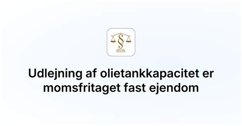 Er holding momsfritaget