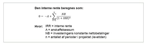 Er investeringen rentabel